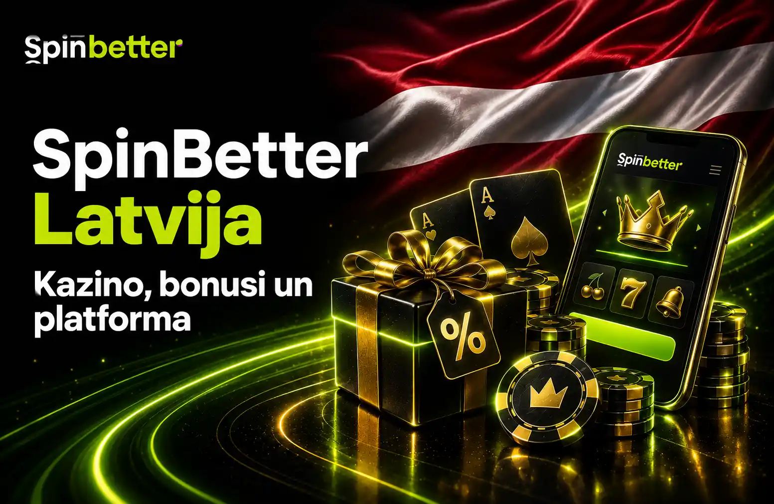 SpinBetter Latvijā - kazino un sporta likmju platforma